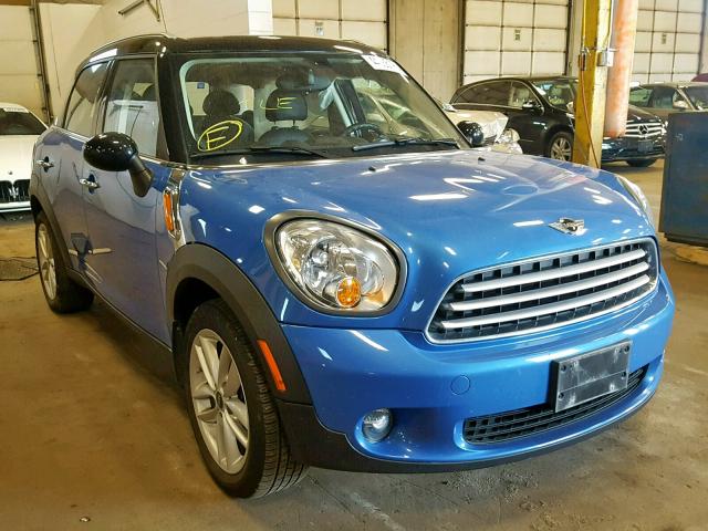 WMWZB3C51EWR38083 - 2014 MINI COOPER COU BLUE photo 1