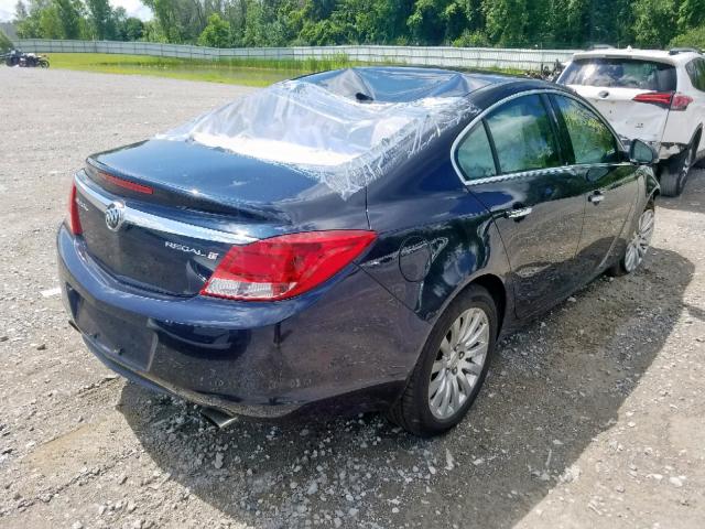 2G4GS5EV5D9248004 - 2013 BUICK REGAL PREM BLUE photo 4