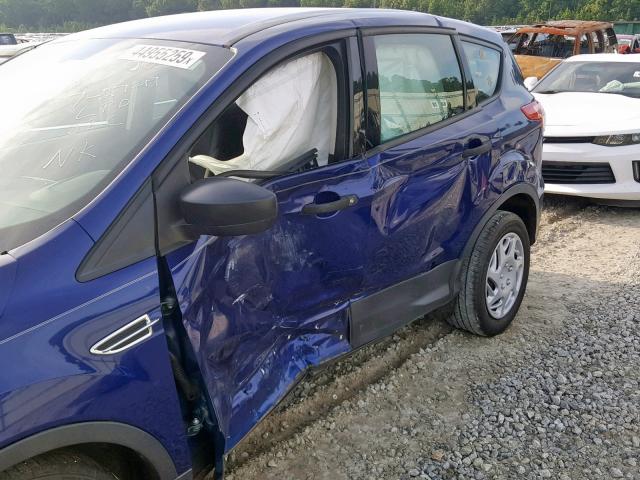 1FMCU0F76DUD63659 - 2013 FORD ESCAPE S BLUE photo 10