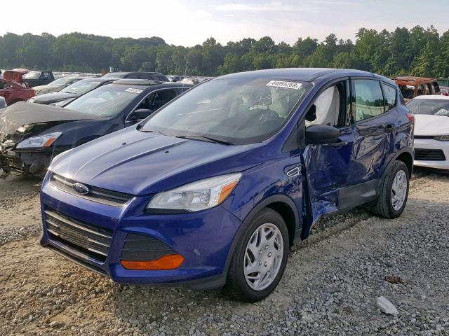 1FMCU0F76DUD63659 - 2013 FORD ESCAPE S BLUE photo 2