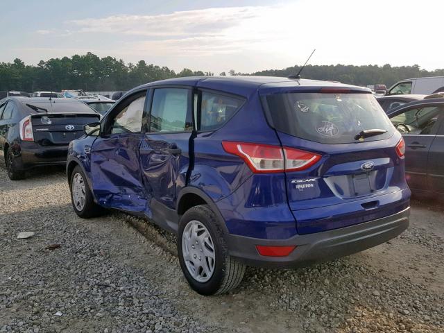 1FMCU0F76DUD63659 - 2013 FORD ESCAPE S BLUE photo 3