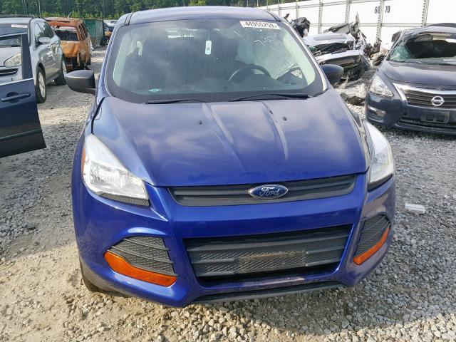 1FMCU0F76DUD63659 - 2013 FORD ESCAPE S BLUE photo 9