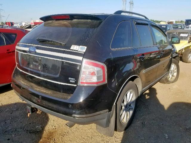 2FMDK48C77BA99275 - 2007 FORD EDGE SEL BLACK photo 4