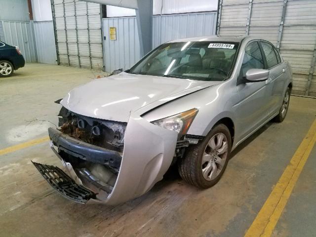 1HGCP26819A089667 - 2009 HONDA ACCORD EXL GRAY photo 2