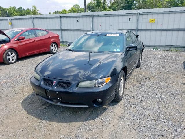 1G2WR52172F232621 - 2002 PONTIAC GRAND PRIX BLACK photo 2