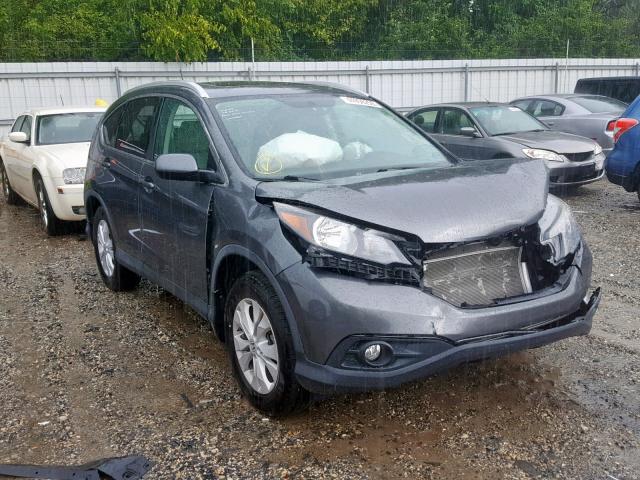 2HKRM4H79DH657022 - 2013 HONDA CR-V EXL GRAY photo 1