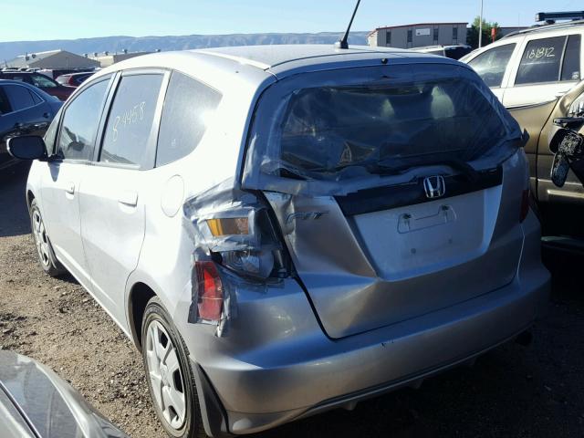 JHMGE8H34DC041523 - 2013 HONDA FIT SILVER photo 3