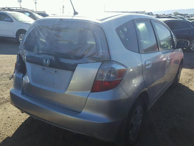 JHMGE8H34DC041523 - 2013 HONDA FIT SILVER photo 4