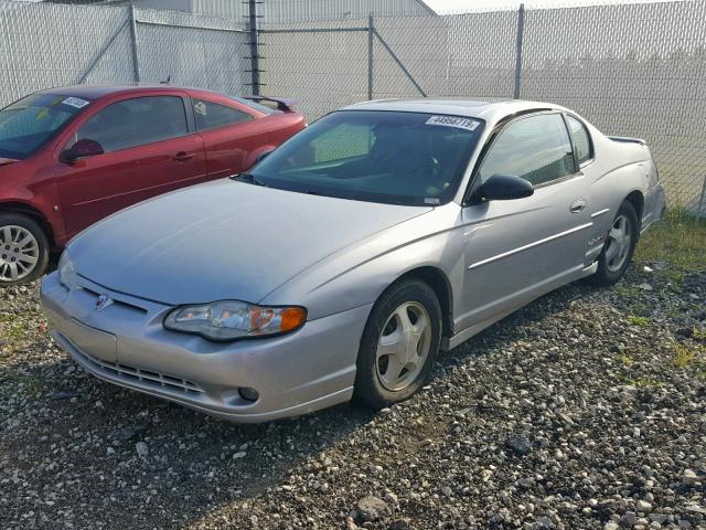 2G1WX15K629250480 - 2002 CHEVROLET MONTE CARL SILVER photo 2