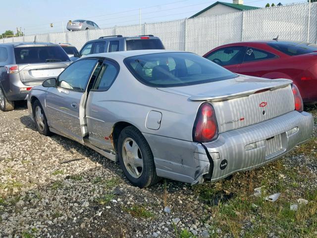 2G1WX15K629250480 - 2002 CHEVROLET MONTE CARL SILVER photo 3