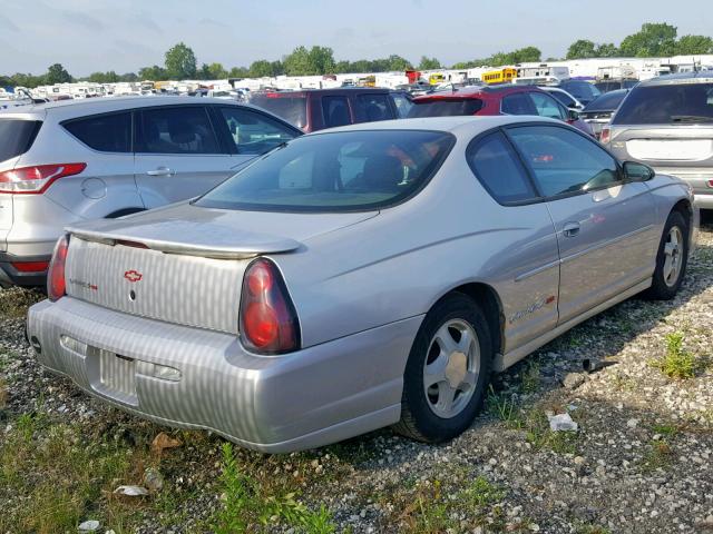 2G1WX15K629250480 - 2002 CHEVROLET MONTE CARL SILVER photo 4