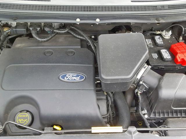 2FMDK3JC2EBB03783 - 2014 FORD EDGE SEL GOLD photo 7