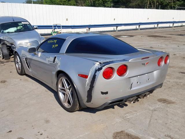 1G1YY25E665130686 - 2006 CHEVROLET CORVETTE Z SILVER photo 3