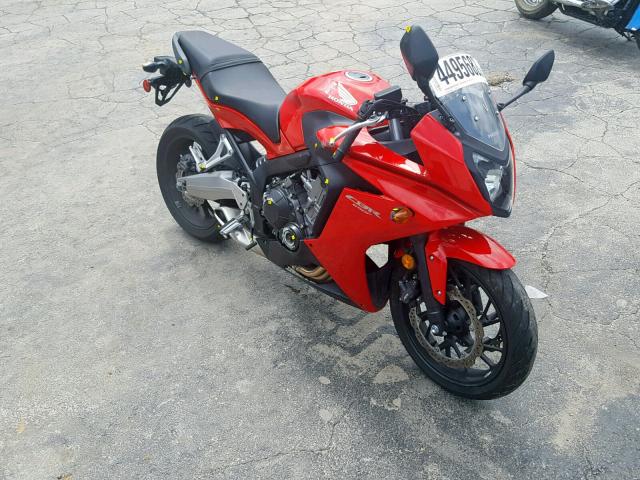 MLHRC7407F5100364 - 2015 HONDA CBR650 F RED photo 1