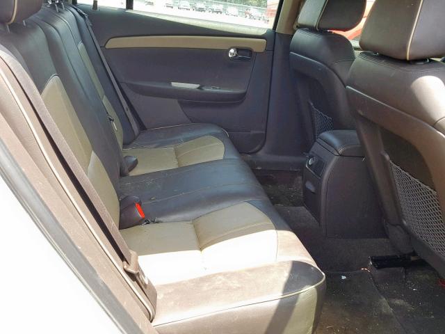 1G1ZE5E72AF238337 - 2010 CHEVROLET MALIBU LTZ თეთრი ფოტო 6