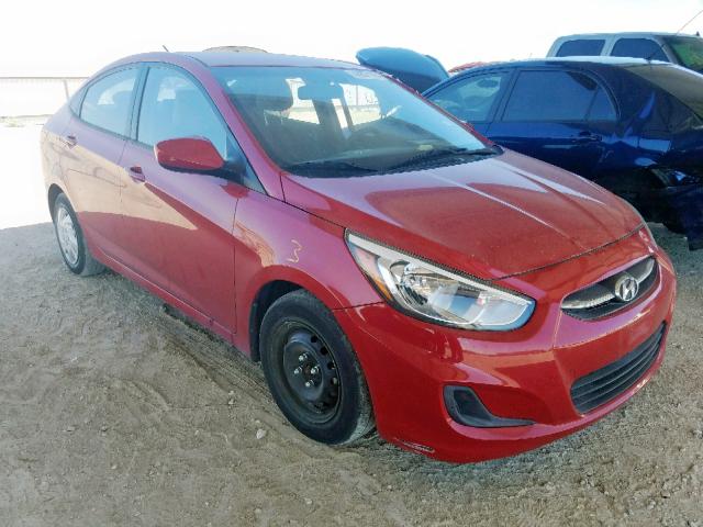 KMHCT4AE9GU970692 - 2016 HYUNDAI ACCENT SE RED photo 1