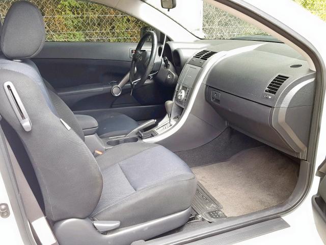 JTKDE167X90280352 - 2009 TOYOTA SCION TC თეთრი ფოტო 5
