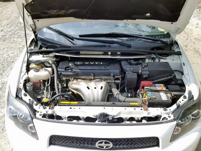 JTKDE167X90280352 - 2009 TOYOTA SCION TC თეთრი ფოტო 7
