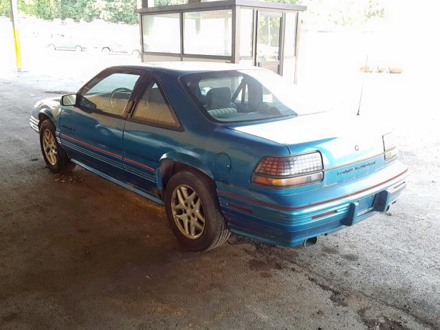 1G2WJ12M8RF237203 - 1994 PONTIAC GRAND PRIX TEAL photo 3