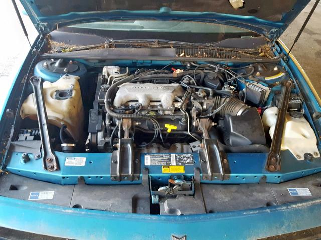 1G2WJ12M8RF237203 - 1994 PONTIAC GRAND PRIX TEAL photo 7