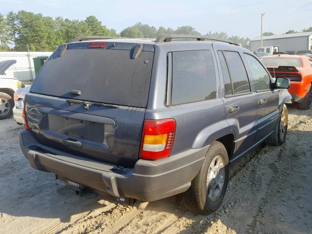 1J4GX48SX3C543540 - 2003 JEEP GRAND CHER BLUE photo 4