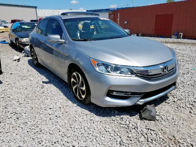 1HGCR2F89HA110757 - 2017 HONDA ACCORD EXL SILVER photo 1