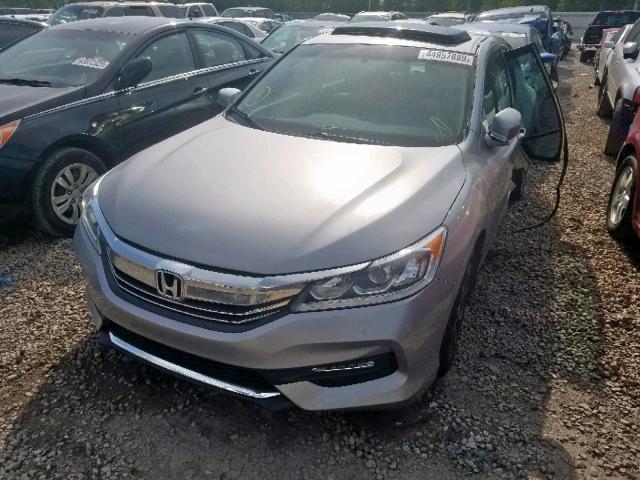 1HGCR2F89HA110757 - 2017 HONDA ACCORD EXL SILVER photo 2