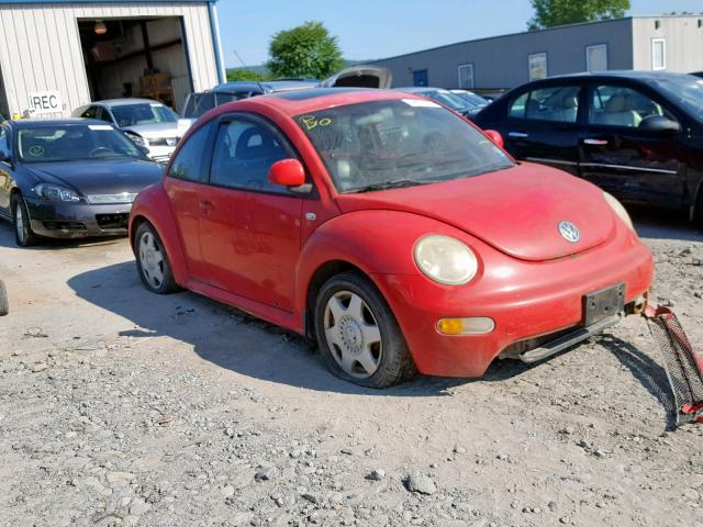3VWCC21C7YM456026 - 2000 VOLKSWAGEN NEW BEETLE წითელი ფოტო 1