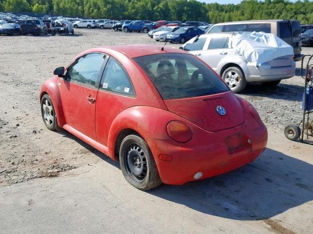 3VWCC21C7YM456026 - 2000 VOLKSWAGEN NEW BEETLE წითელი ფოტო 3