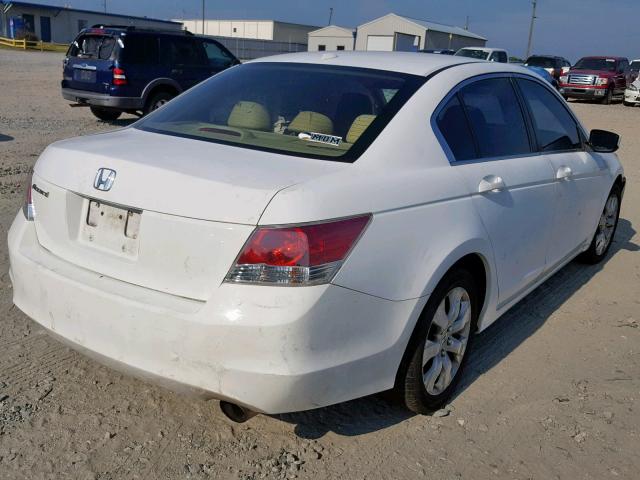 1HGCP26808A112869 - 2008 HONDA ACCORD EXL WHITE photo 4