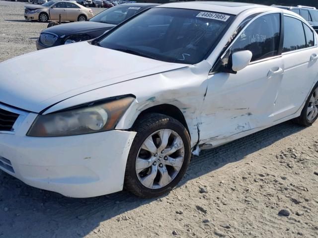 1HGCP26808A112869 - 2008 HONDA ACCORD EXL WHITE photo 9