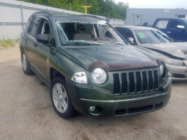 1J8FT47W17D118458 - 2007 JEEP COMPASS GREEN photo 1