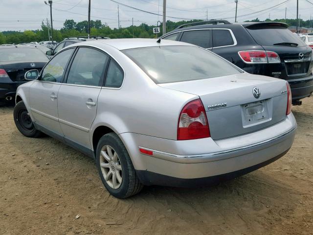 WVWPD63B84E285056 - 2004 VOLKSWAGEN PASSAT GLS SILVER photo 3