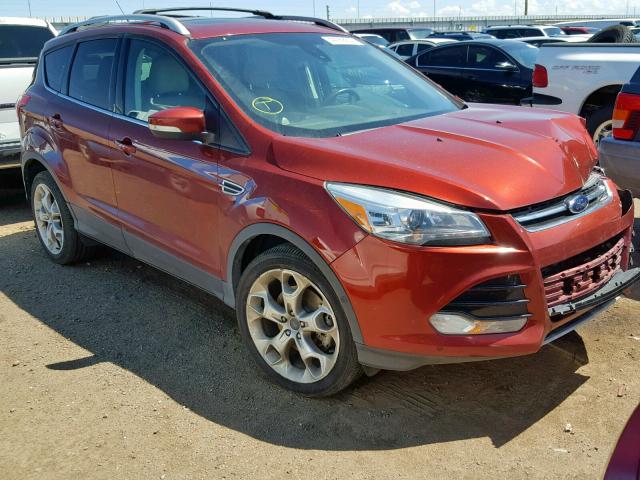 1FMCU9J96EUA70407 - 2014 FORD ESCAPE TIT RED photo 1