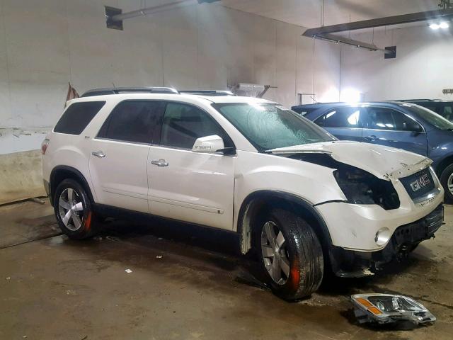 1GKEV33D79J170083 - 2009 GMC ACADIA SLT WHITE photo 1