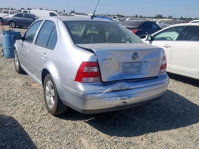 3VWSA69M04M097957 - 2004 VOLKSWAGEN JETTA GLS GRAY photo 3