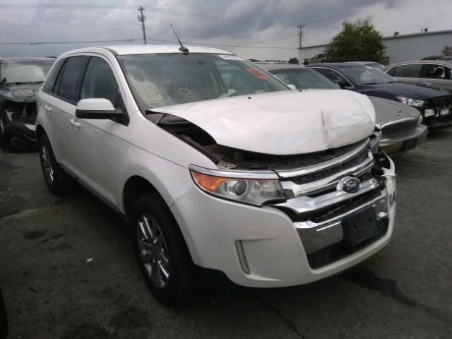 2FMDK3JC7CBA95144 - 2012 FORD EDGE SEL WHITE photo 1