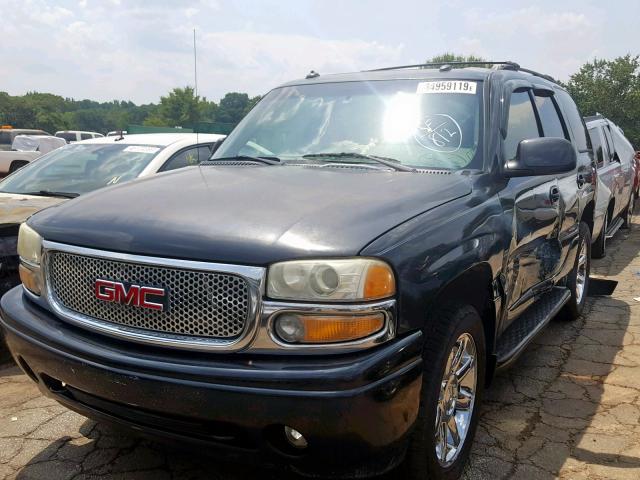 1GKEK63U83J189677 - 2003 GMC YUKON DENA BLACK photo 2