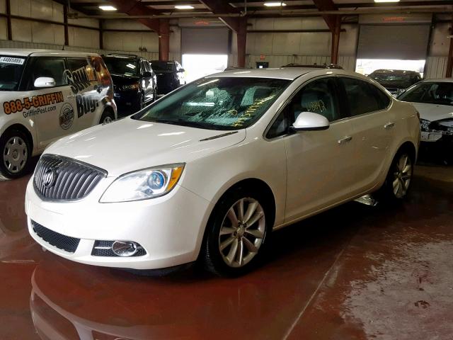 1G4PR5SK4C4161444 - 2012 BUICK VERANO CON WHITE photo 2