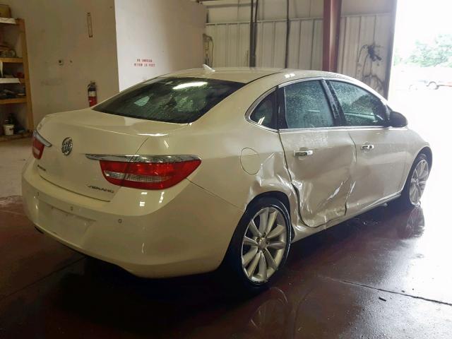 1G4PR5SK4C4161444 - 2012 BUICK VERANO CON WHITE photo 4