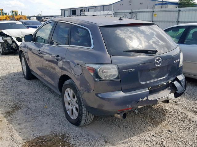 JM3ER293970130817 - 2007 MAZDA CX-7 BLUE photo 3