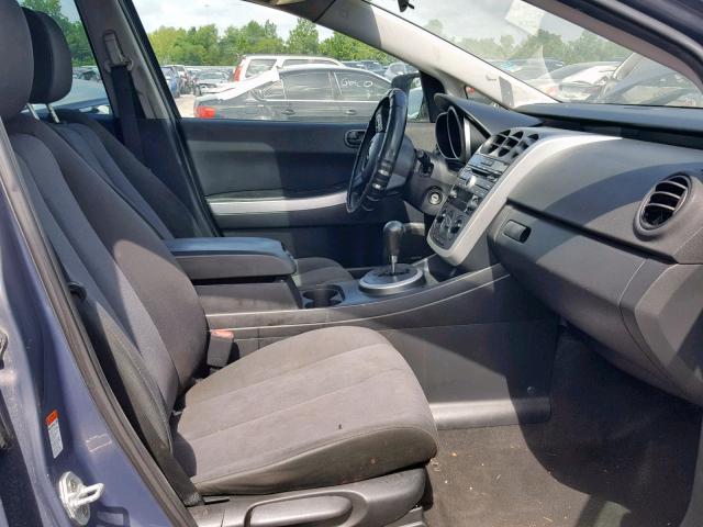 JM3ER293970130817 - 2007 MAZDA CX-7 BLUE photo 5