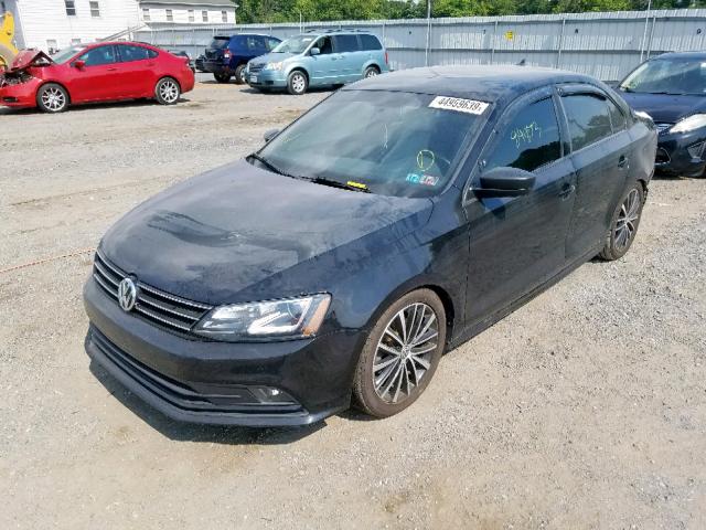 3VWB17AJXGM247553 - 2016 VOLKSWAGEN JETTA SPOR BLACK photo 2