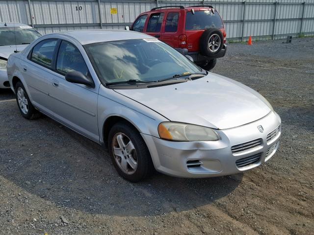 1B3EL46X52N353740 - 2002 DODGE STRATUS SE SILVER photo 1