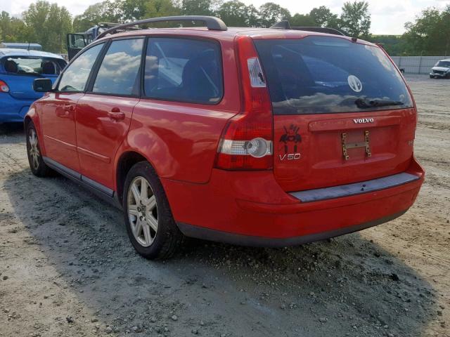 YV1MW382062218146 - 2006 VOLVO V50 2.4I RED photo 3