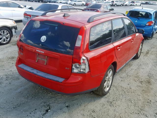 YV1MW382062218146 - 2006 VOLVO V50 2.4I RED photo 4