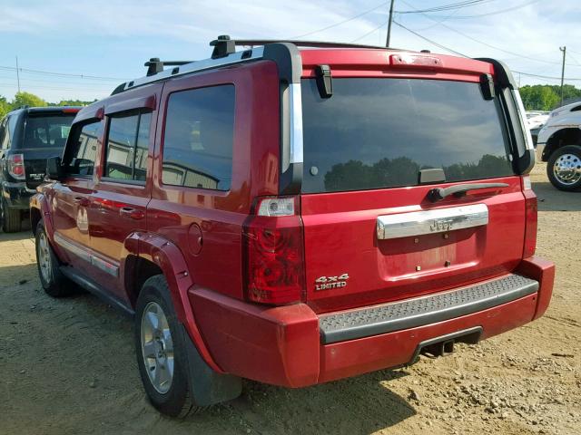 1J8HG58N26C175281 - 2006 JEEP COMMANDER 红色 照片 3