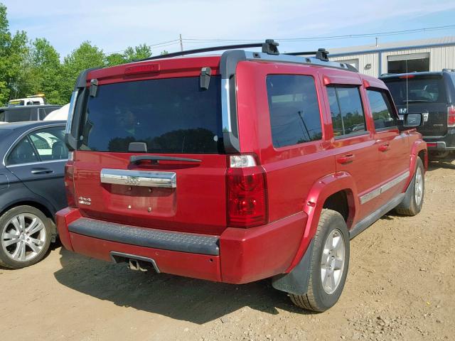1J8HG58N26C175281 - 2006 JEEP COMMANDER 红色 照片 4