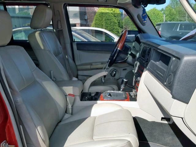 1J8HG58N26C175281 - 2006 JEEP COMMANDER 红色 照片 5