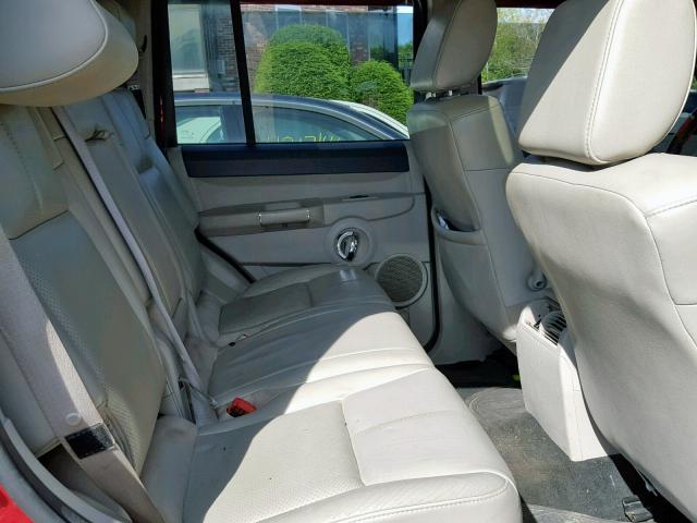 1J8HG58N26C175281 - 2006 JEEP COMMANDER 红色 照片 6